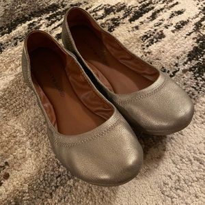 Lucky Brand Pewter Flats